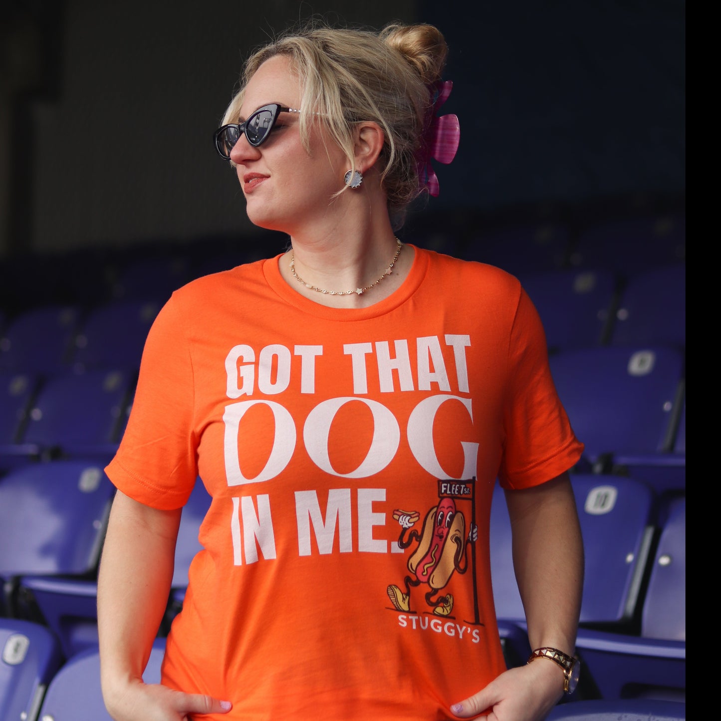 GOT THAT DOG IN ME T-SHIRT - ORANGE